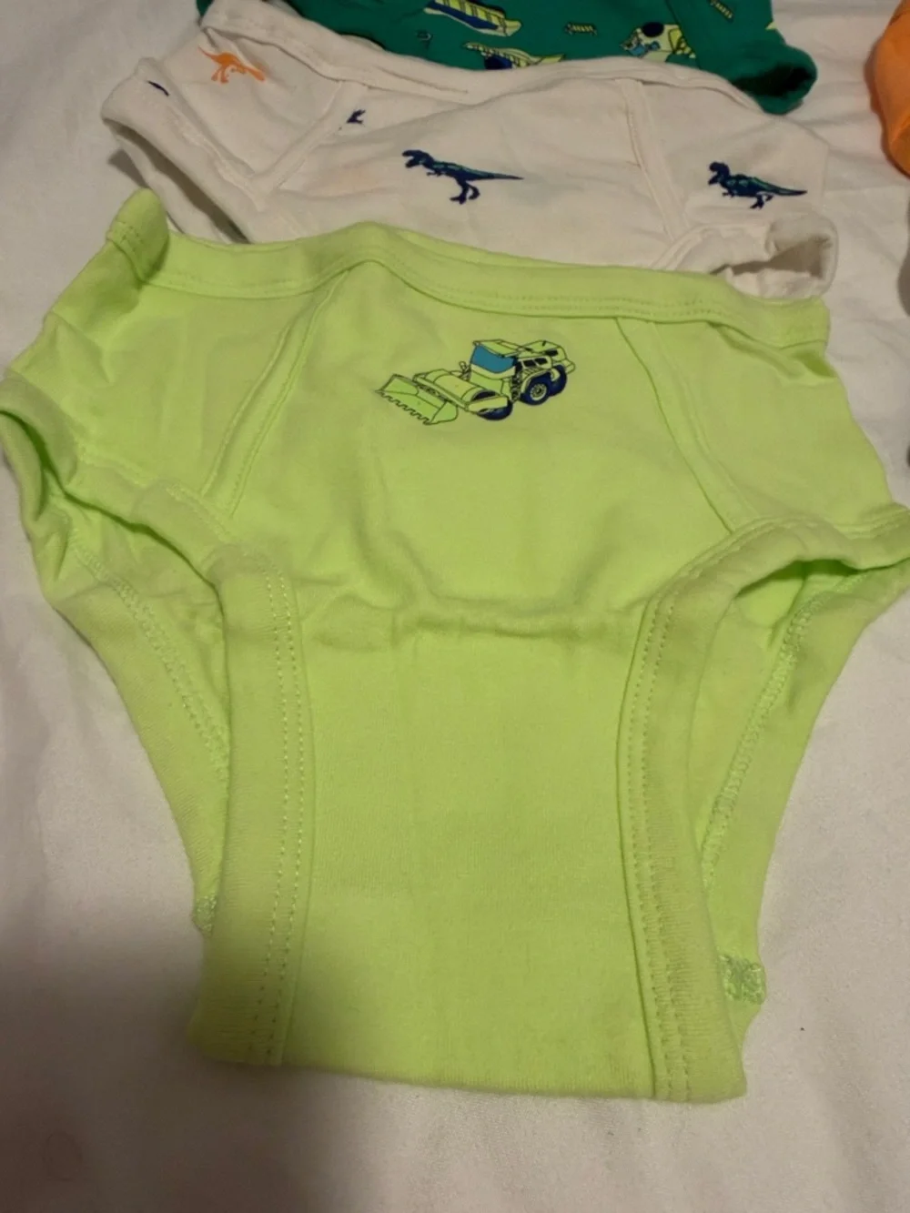 Toddler Boys' Assorted Dinosaur & Construction Briefs - Multi Color 4-5yrs
